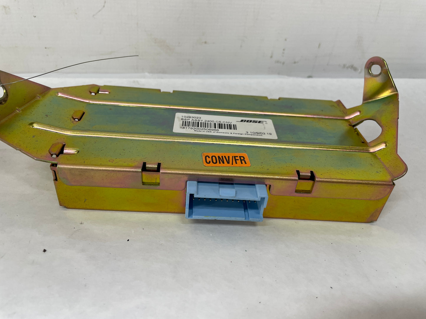2004 Chevy C5 Corvette Z06 Bose Speaker Amplifier Module OEM - Day's Parts Yard