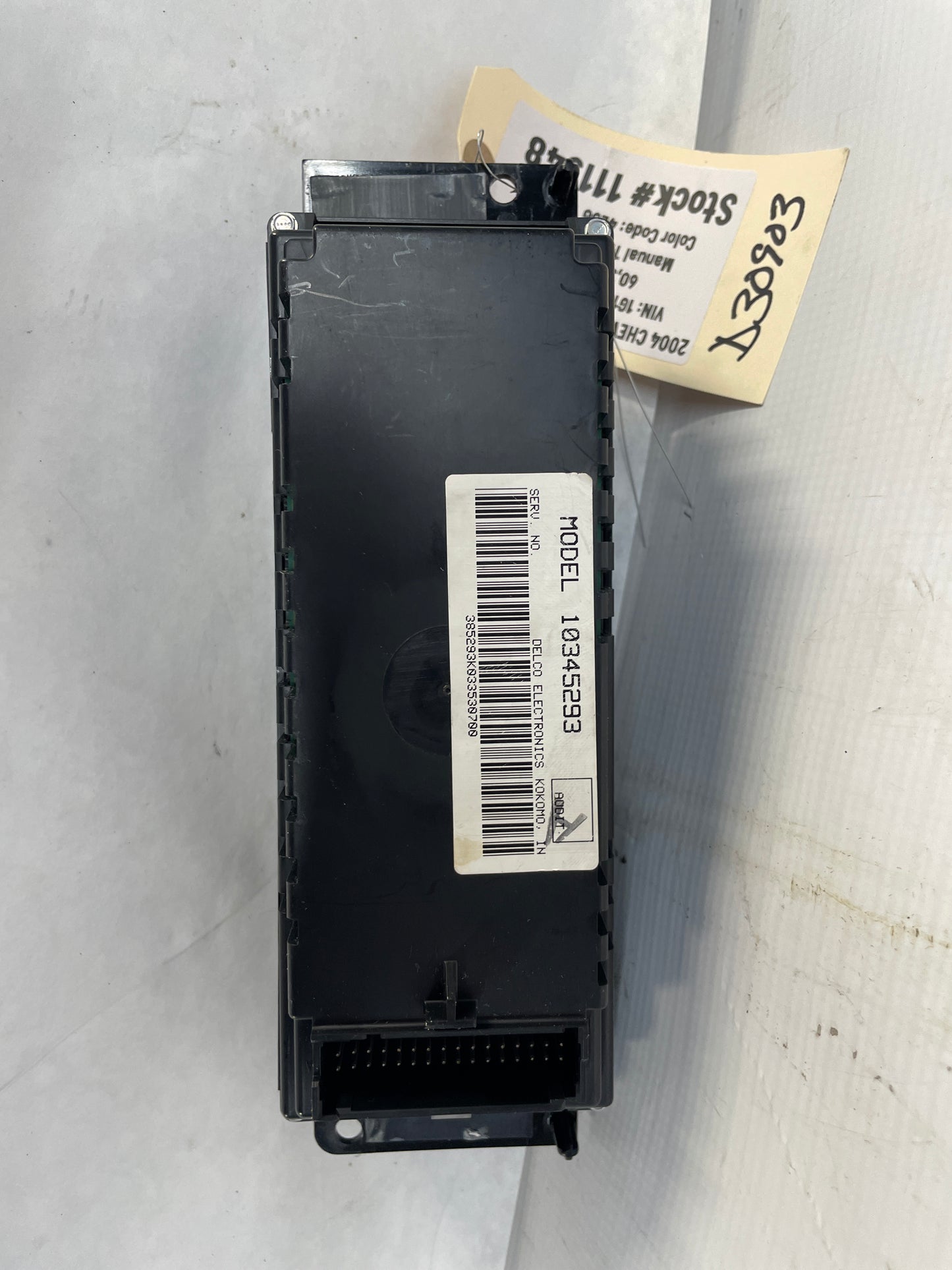 2004 Chevy C5 Corvette Z06 Dual Zone Temperature HVAC Dash Climate Control Unit Switch Panel OEM - Day's Parts Yard