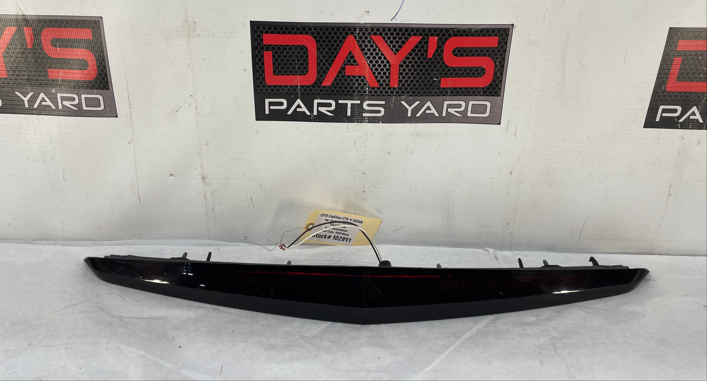 2010 Cadillac CTS-V Sedan Trunk Deck Lid 3rd Third High Mount Brake Tail Light Lamp OEM