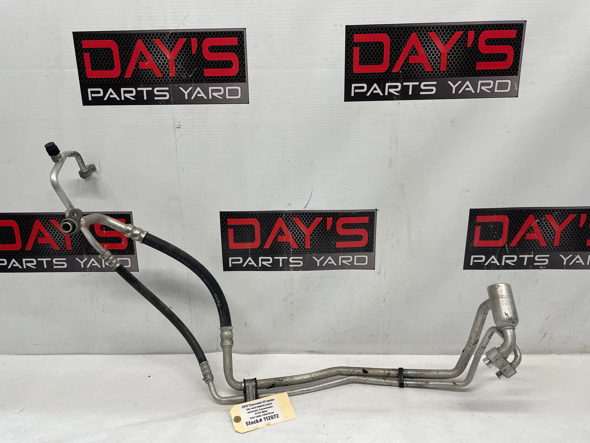 2015 Chevy SS SedanAC A/C Air Conditioner Compressor Manifold Hose Line Tube OEM - Day's Parts Yard