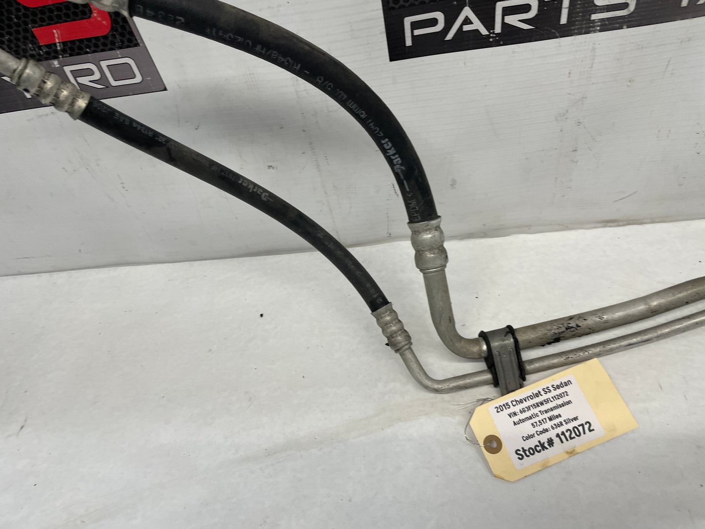 2015 Chevy SS SedanAC A/C Air Conditioner Compressor Manifold Hose Line Tube OEM - Day's Parts Yard