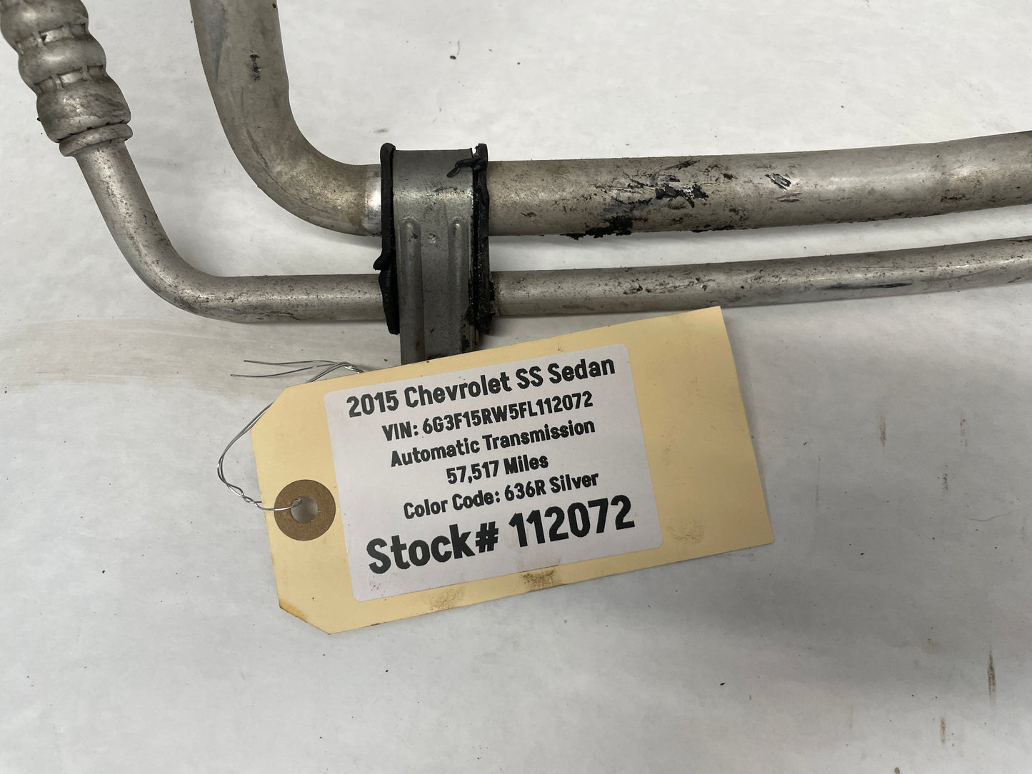 2015 Chevy SS SedanAC A/C Air Conditioner Compressor Manifold Hose Line Tube OEM - Day's Parts Yard