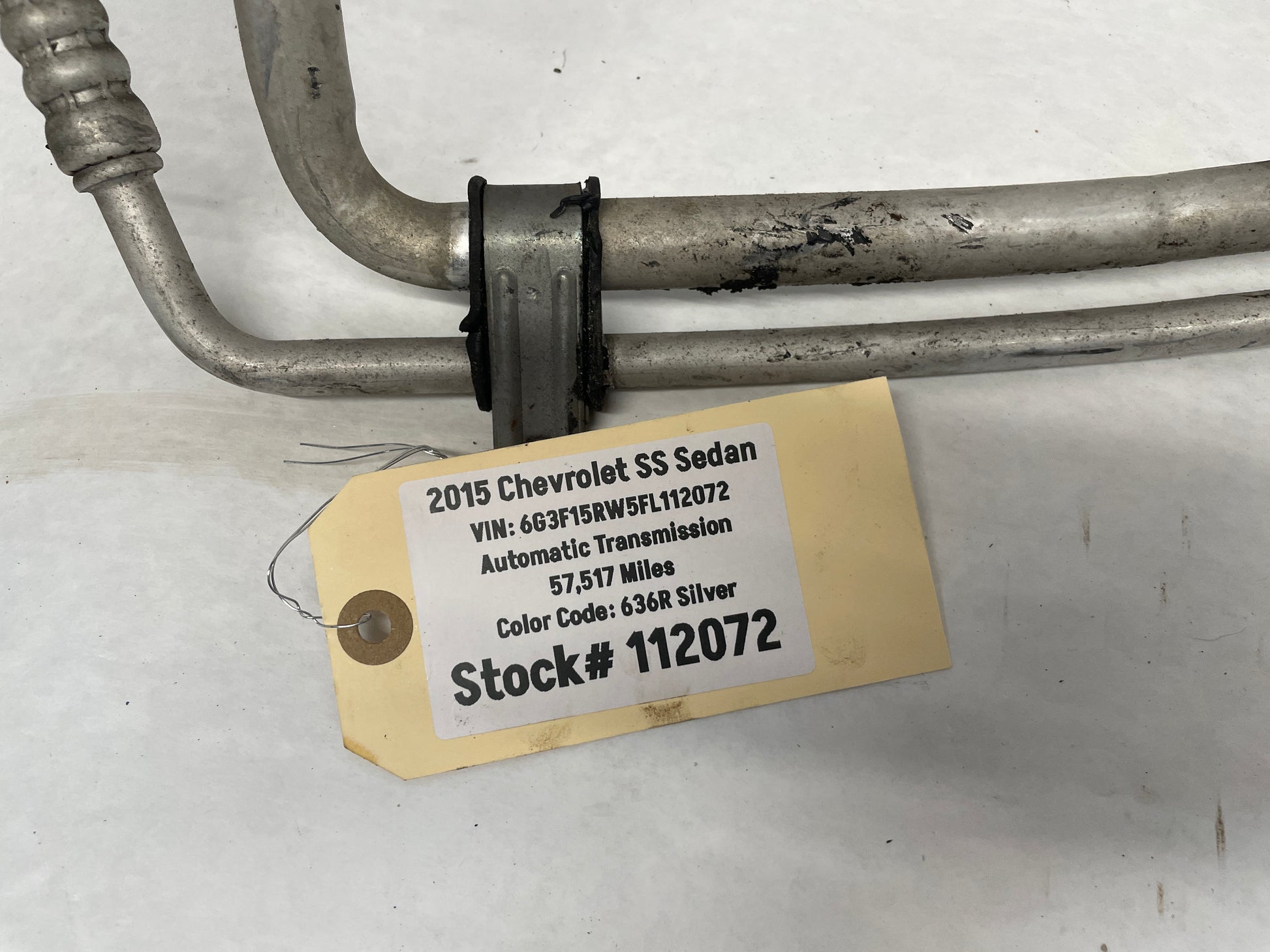 2015 Chevy SS SedanAC A/C Air Conditioner Compressor Manifold Hose Line Tube OEM - Day's Parts Yard