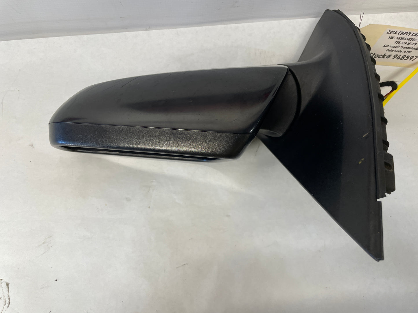2014 Chevy Caprice PPV LH Driver Exterior Mirror Black OEM - Day's Parts Yard