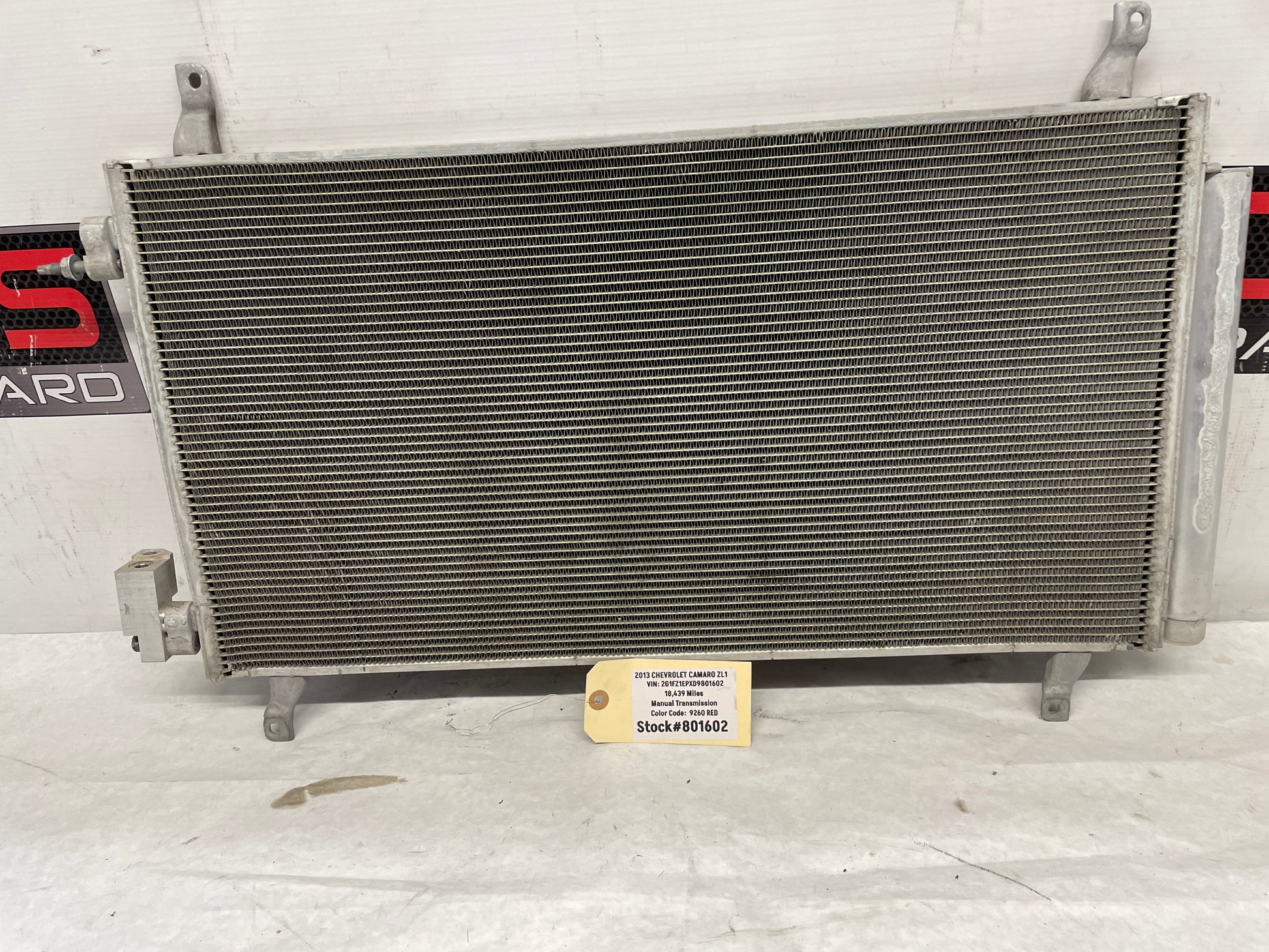 2013 Chevy Camaro ZL1  AC A/C Air Conditioner Condenser OEM - Day's Parts Yard