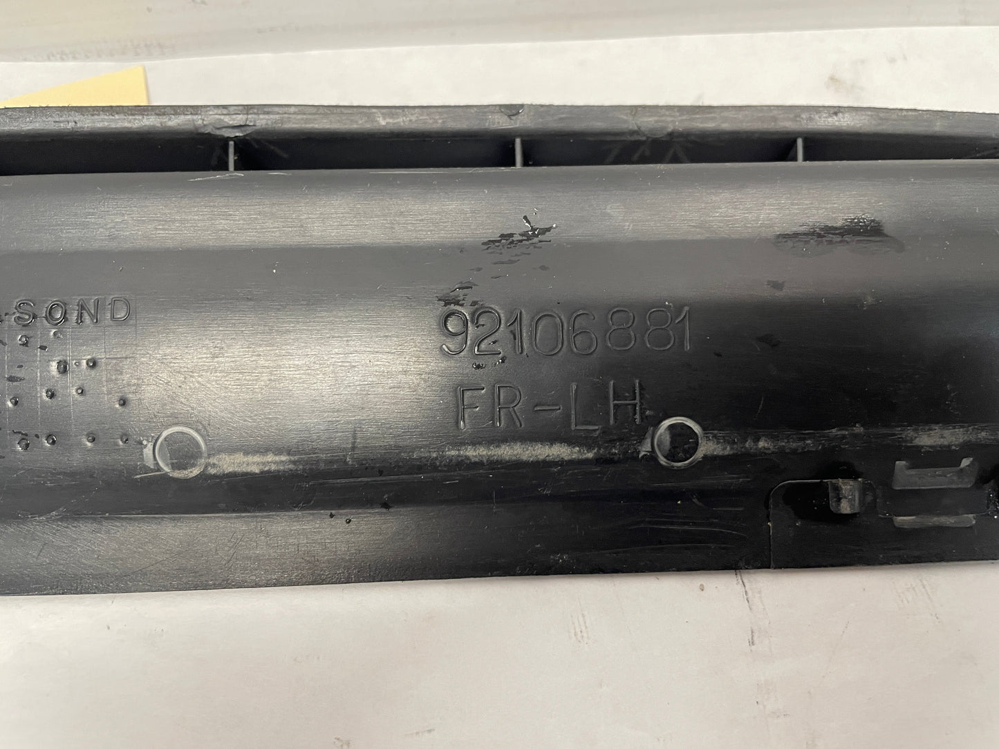 2006 Pontiac GTO LH Driver Front Seat Outer Track Trim Rail Cover OEM