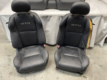 2006 Pontiac GTO Seats Fronts and Rears Black Leather OEM