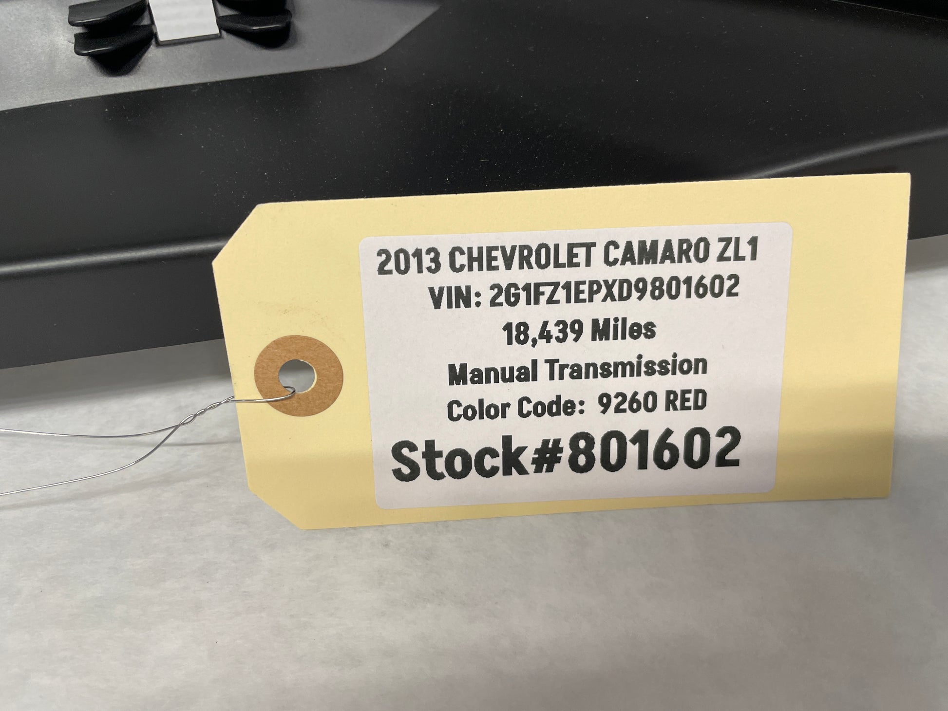 2013 Chevy Camaro ZL1 RH Passenger Rear Quarter Window Trim Cover Panel OEM - Day's Parts Yard
