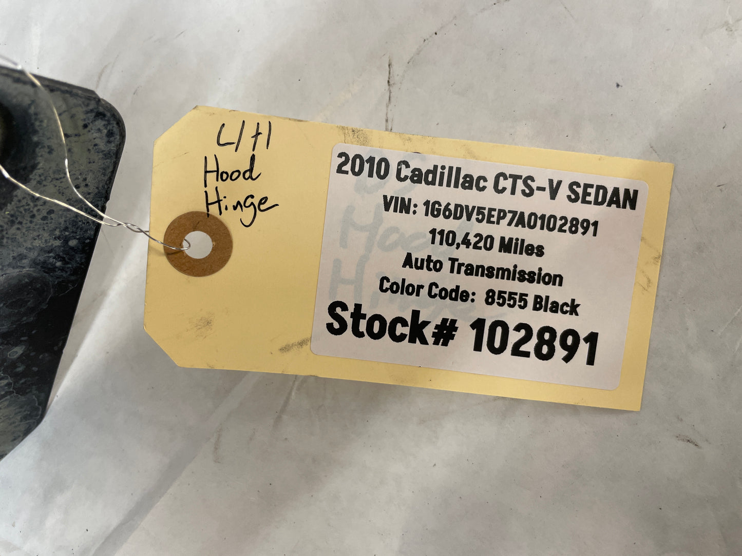 2010 Cadillac CTS-V Sedan RH & LH Hood Hinges OEM