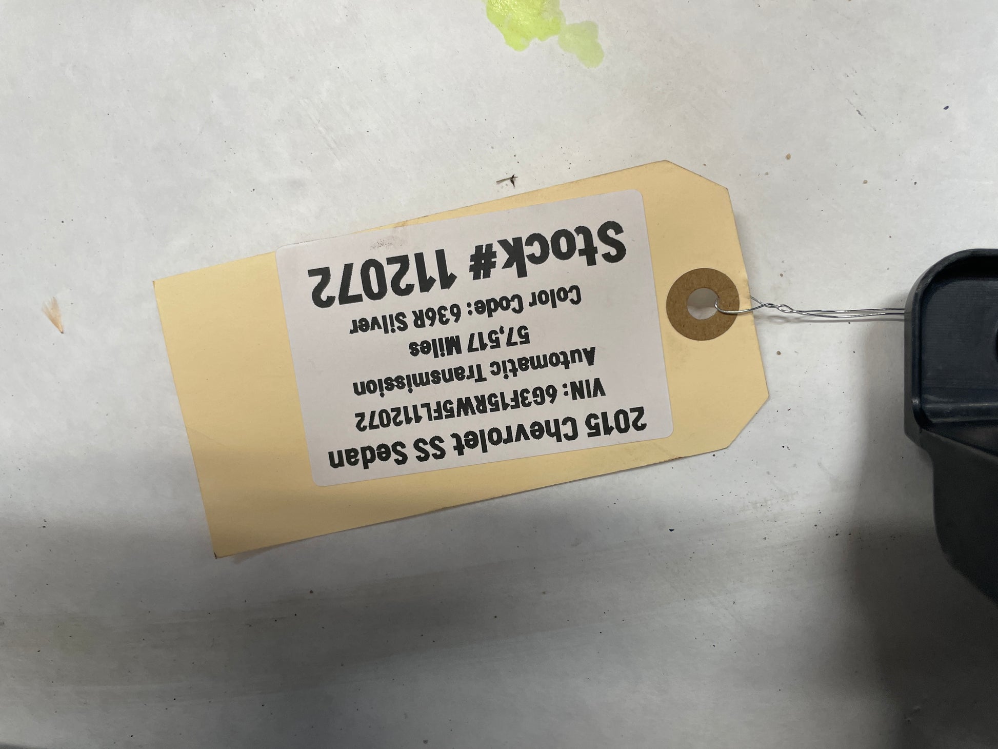 2015 Chevy SS Sedan Front Bumper Energy Impact Absorber OEM - Day's Parts Yard