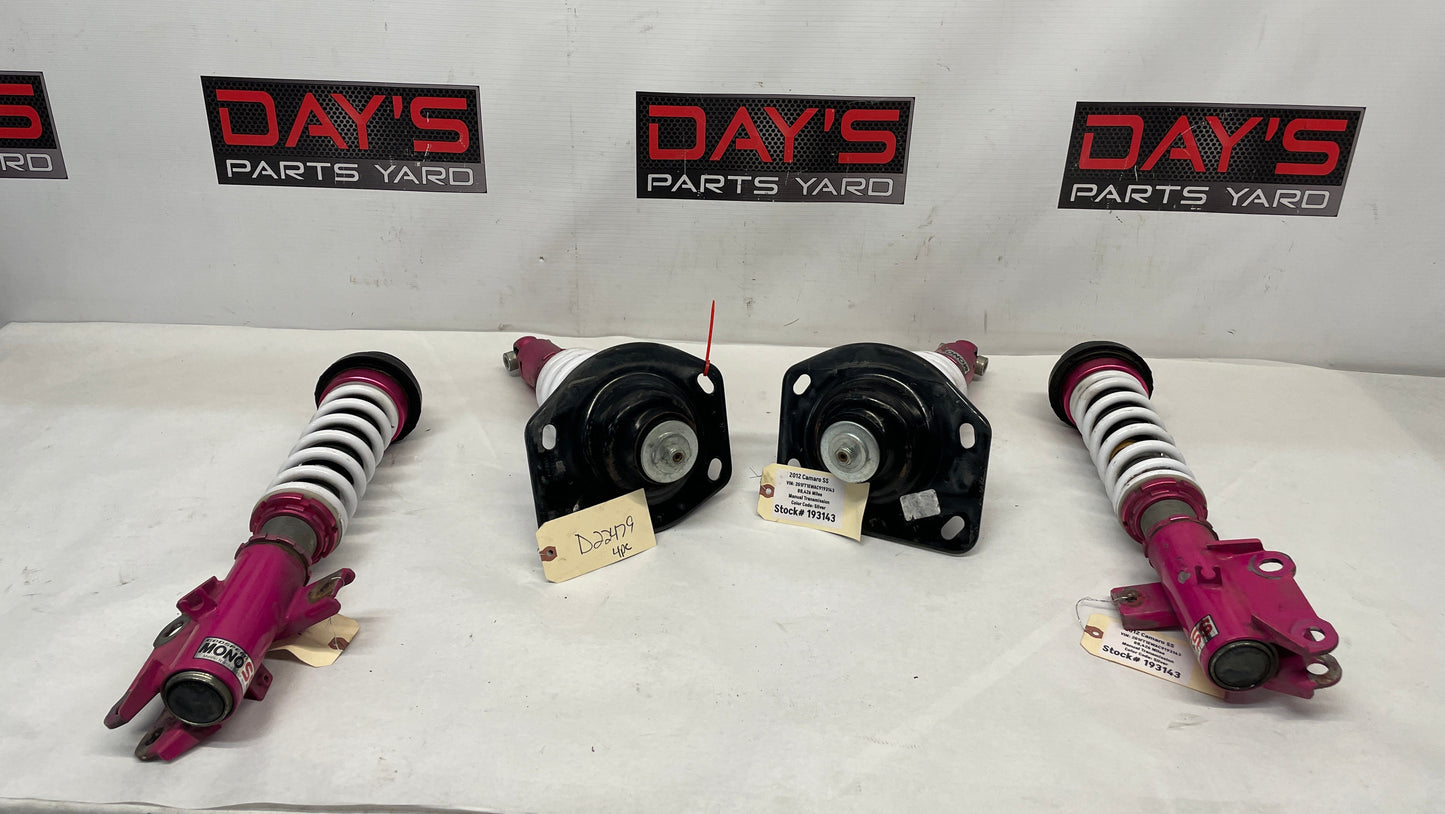 2012 Chevy Camaro SS Godspeed Project MonoSS Coilovers Coil Over - Day's Parts Yard