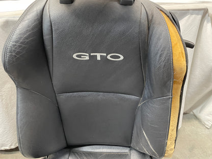 2006 Pontiac GTO Seats Fronts and Rears Black Leather OEM