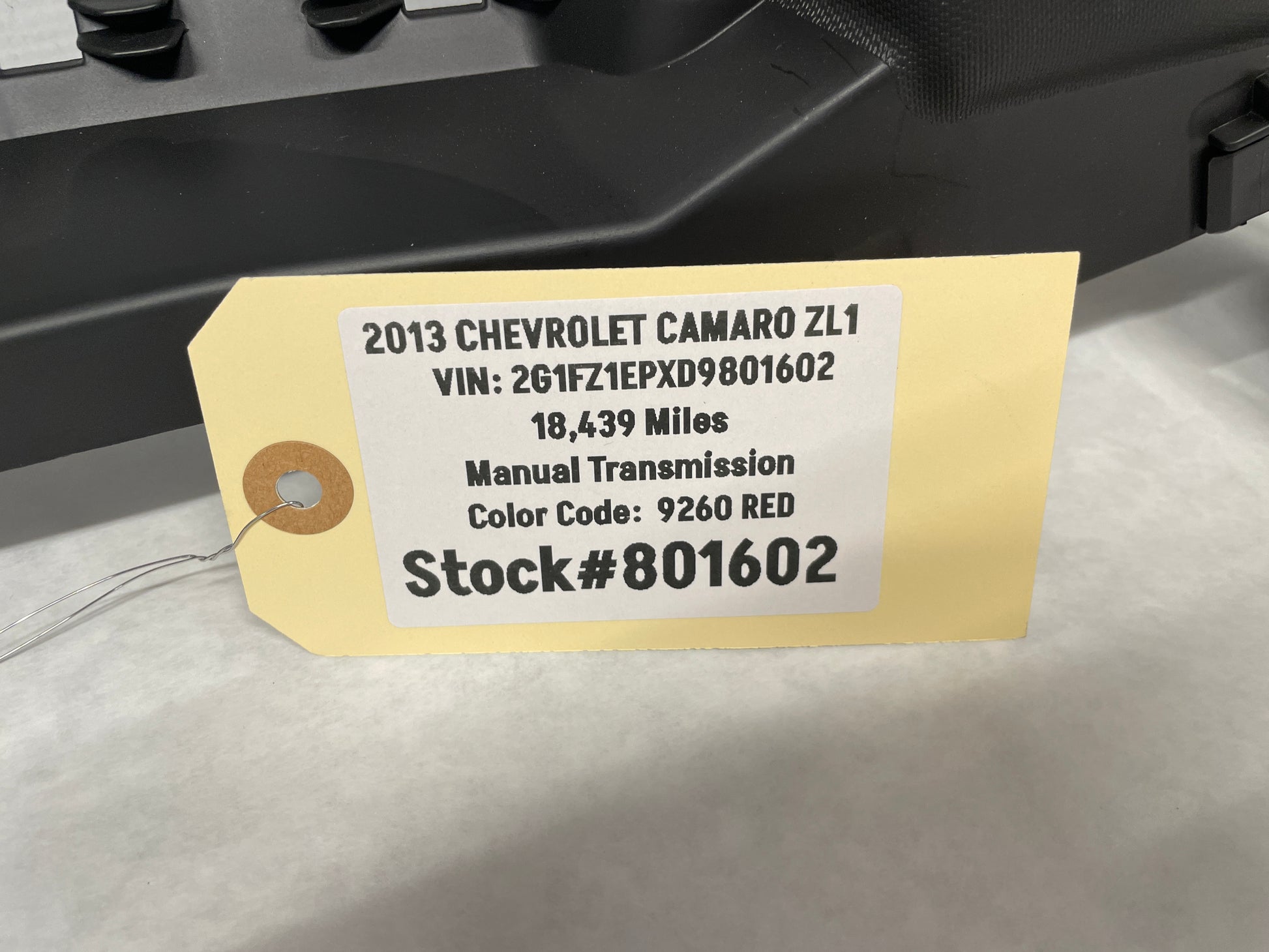 2013 Chevy Camaro ZL1 LH Driver Rear Quarter Window Trim Cover Panel OEM - Day's Parts Yard