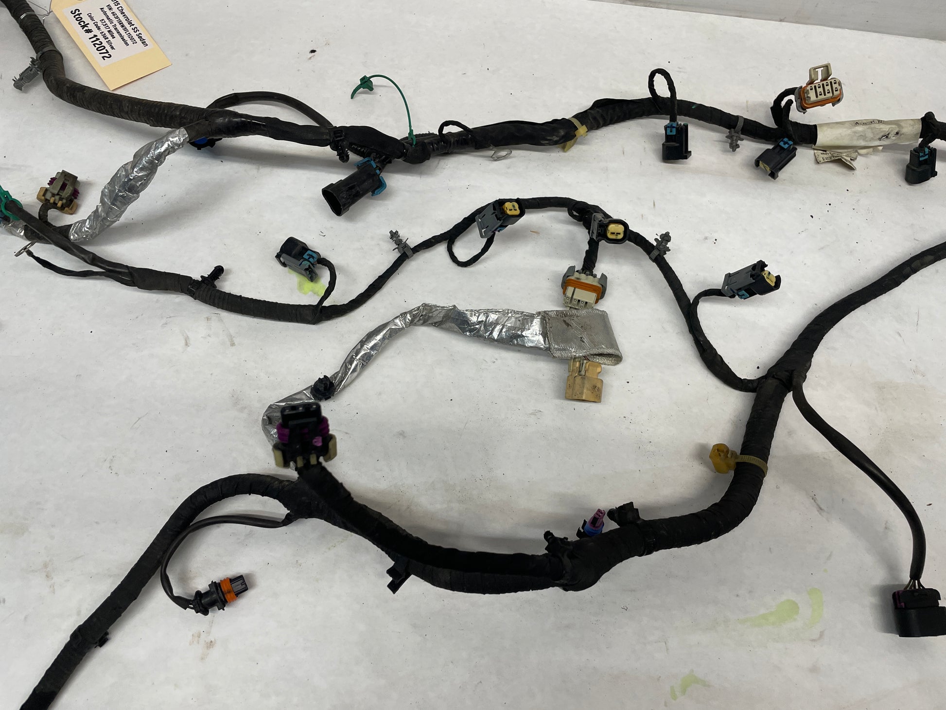 2015 Chevy SS Sedan Engine Motor Transmission Wire Wiring Harness OEM - Day's Parts Yard