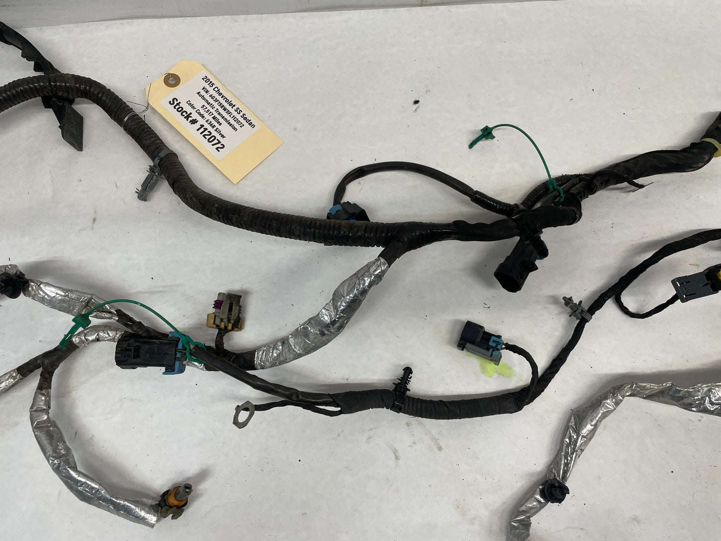 2015 Chevy SS Sedan Engine Motor Transmission Wire Wiring Harness OEM - Day's Parts Yard