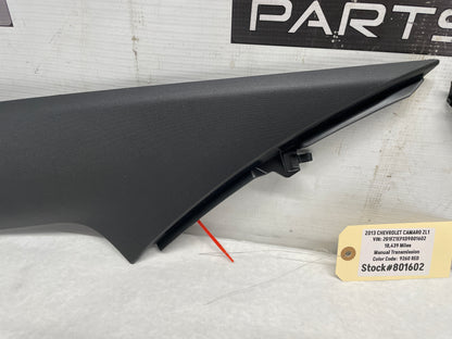 2013 Chevy Camaro ZL1 RH & LH  RH & LH Interior C Pillar Quarter Trim OEM - Day's Parts Yard