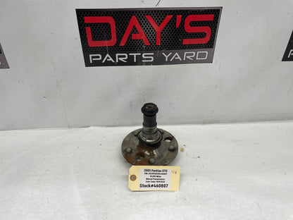 2005 Pontiac GTO LH Driver CV Axle Spindle Knuckle Wheel Hub OEM - Day's Parts Yard