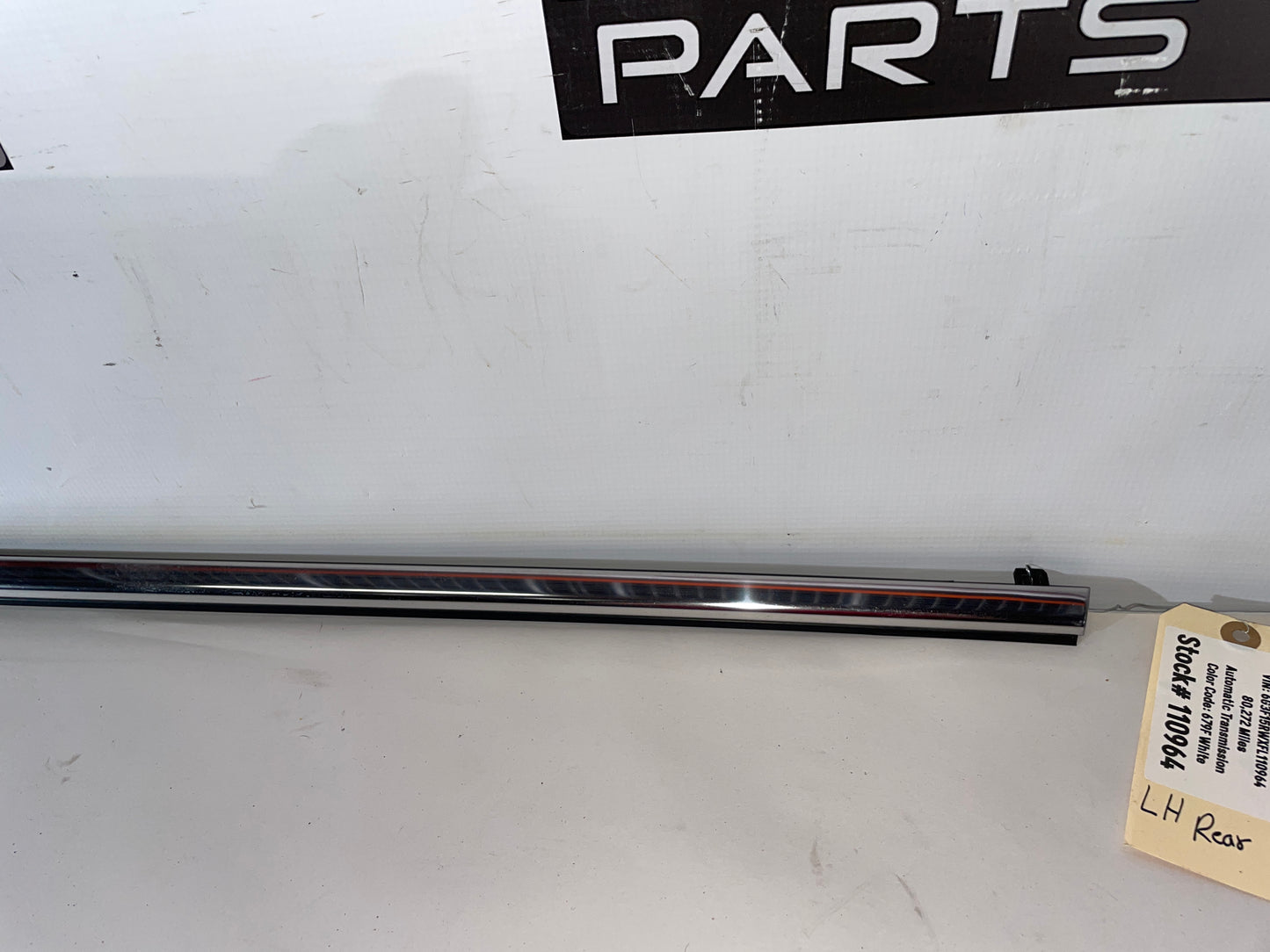 2015 Chevy SS Sedan RH Passenger Rear Window Belt Molding OEM - Day's Parts Yard