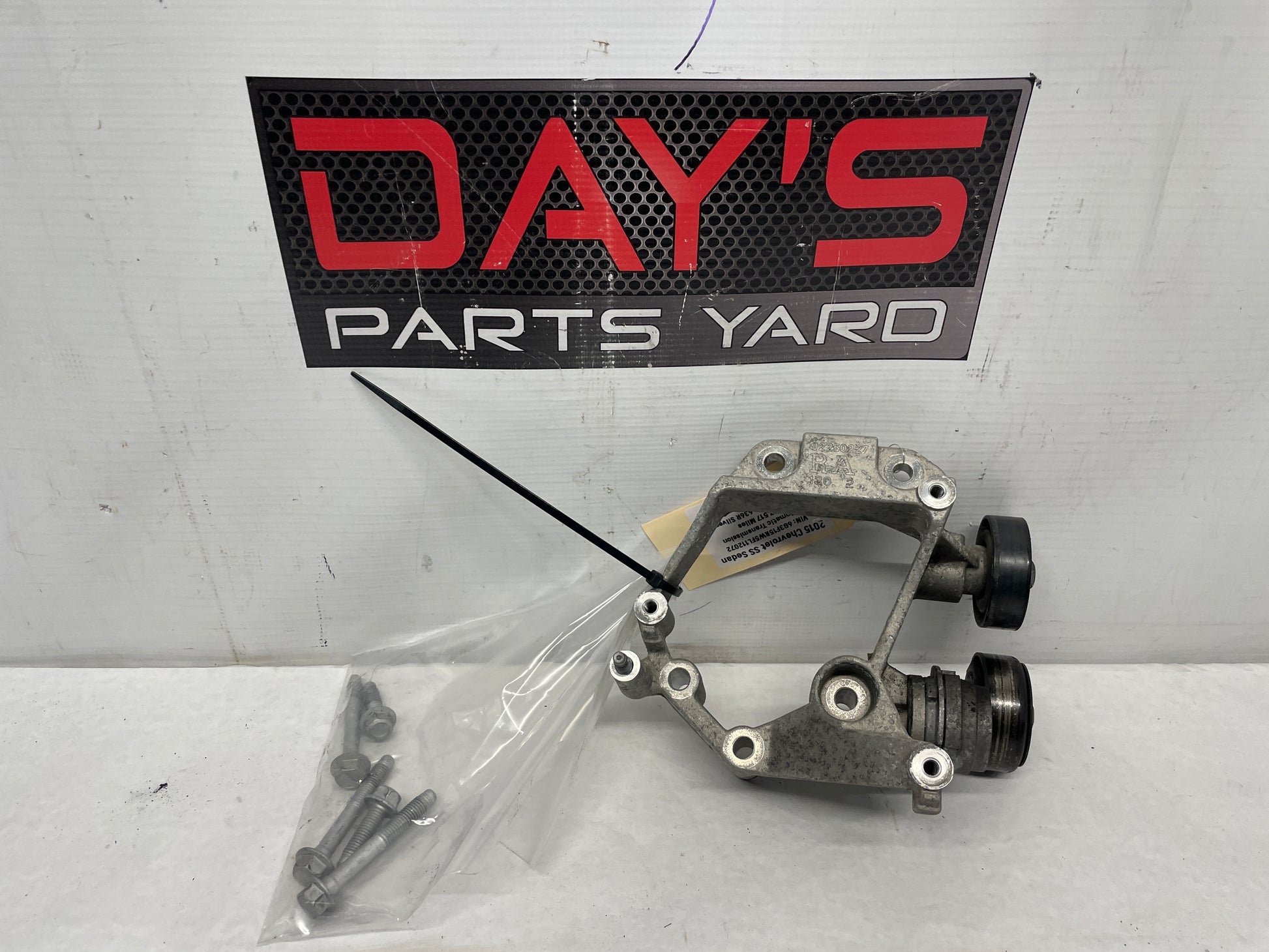 2015 Chevy SS Sedan AC A/C Air Conditioner Compressor Bracket w/ Hardware OEM - Day's Parts Yard