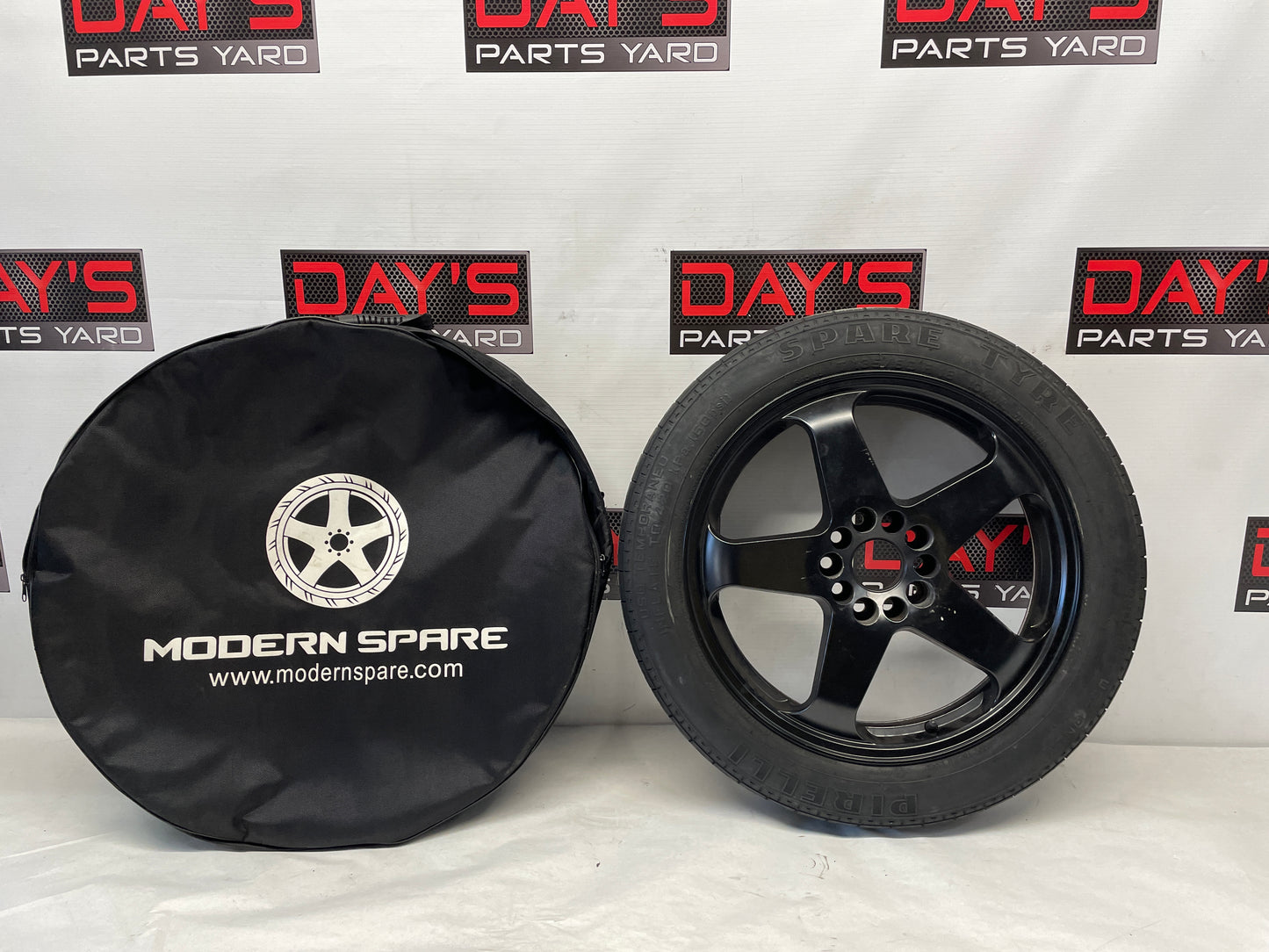 Modern Spare Wheel and Tire W/ Bag 18x4