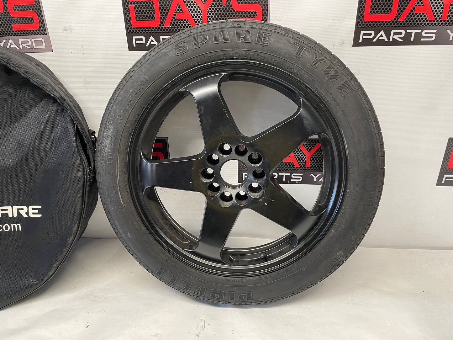 Modern Spare Wheel and Tire W/ Bag 18x4