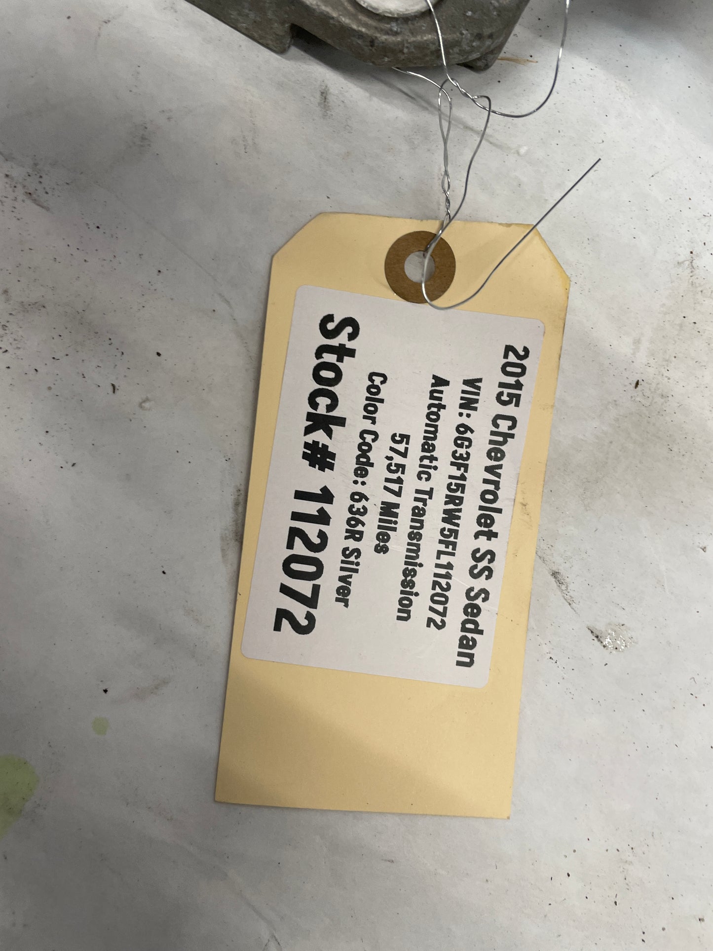 2015 Chevy SS Sedan AC A/C Air Conditioner Compressor Bracket w/ Hardware OEM - Day's Parts Yard