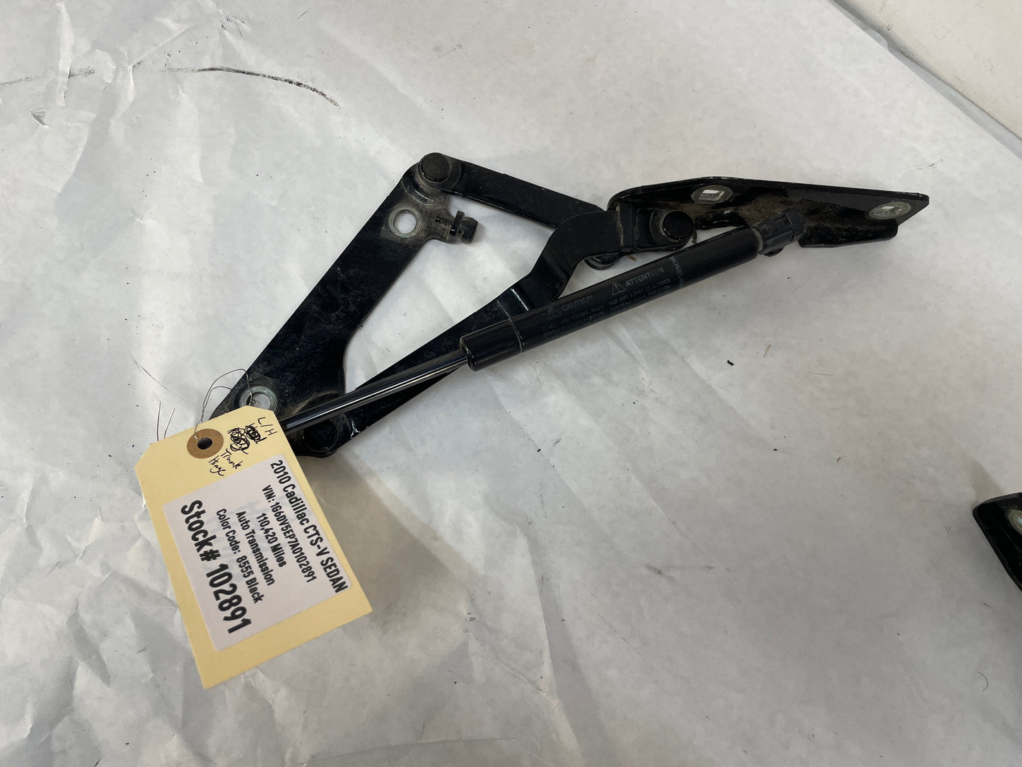 2010 Cadillac CTS-V Sedan RH & LH Trunk Deck Lid Hinge OEM