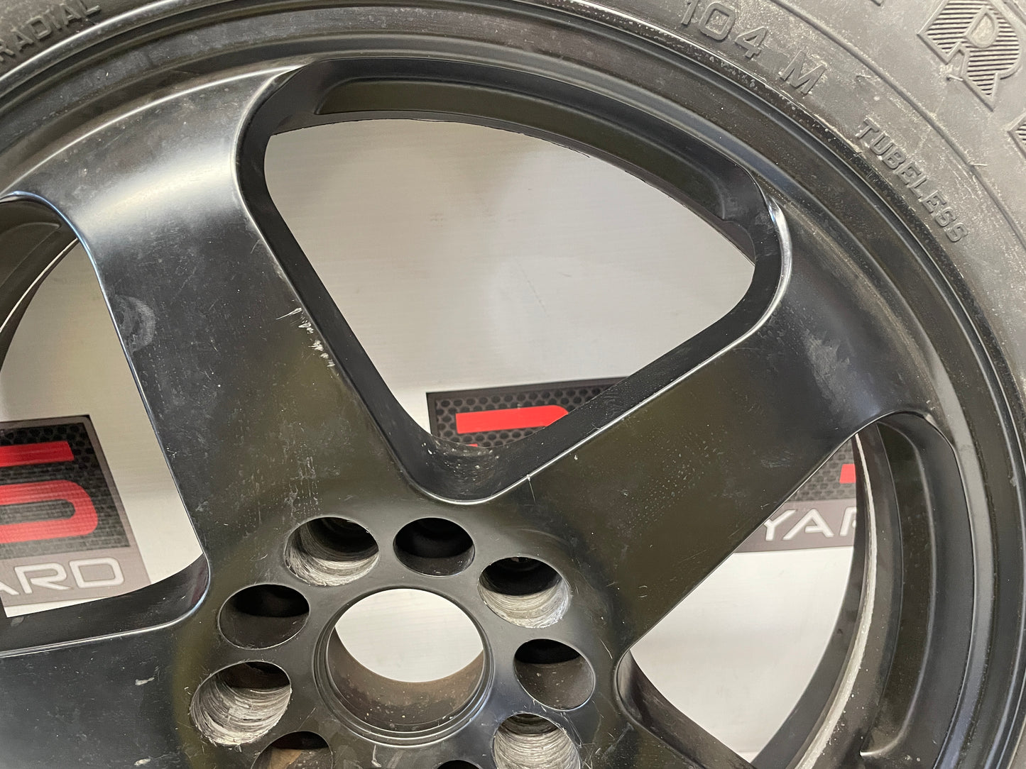 Modern Spare Wheel and Tire W/ Bag 18x4