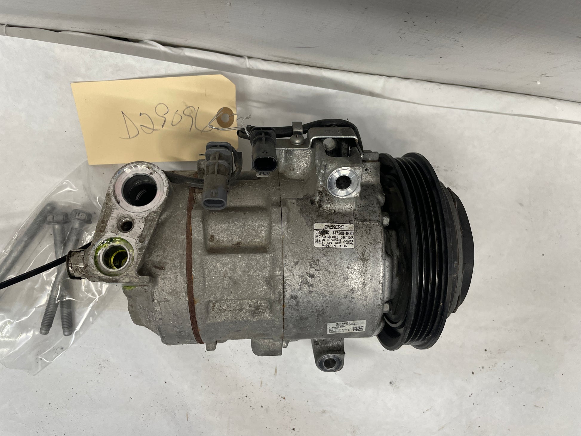 2015 Chevy SS Sedan AC A/C Air Conditioner Compressor OEM - Day's Parts Yard