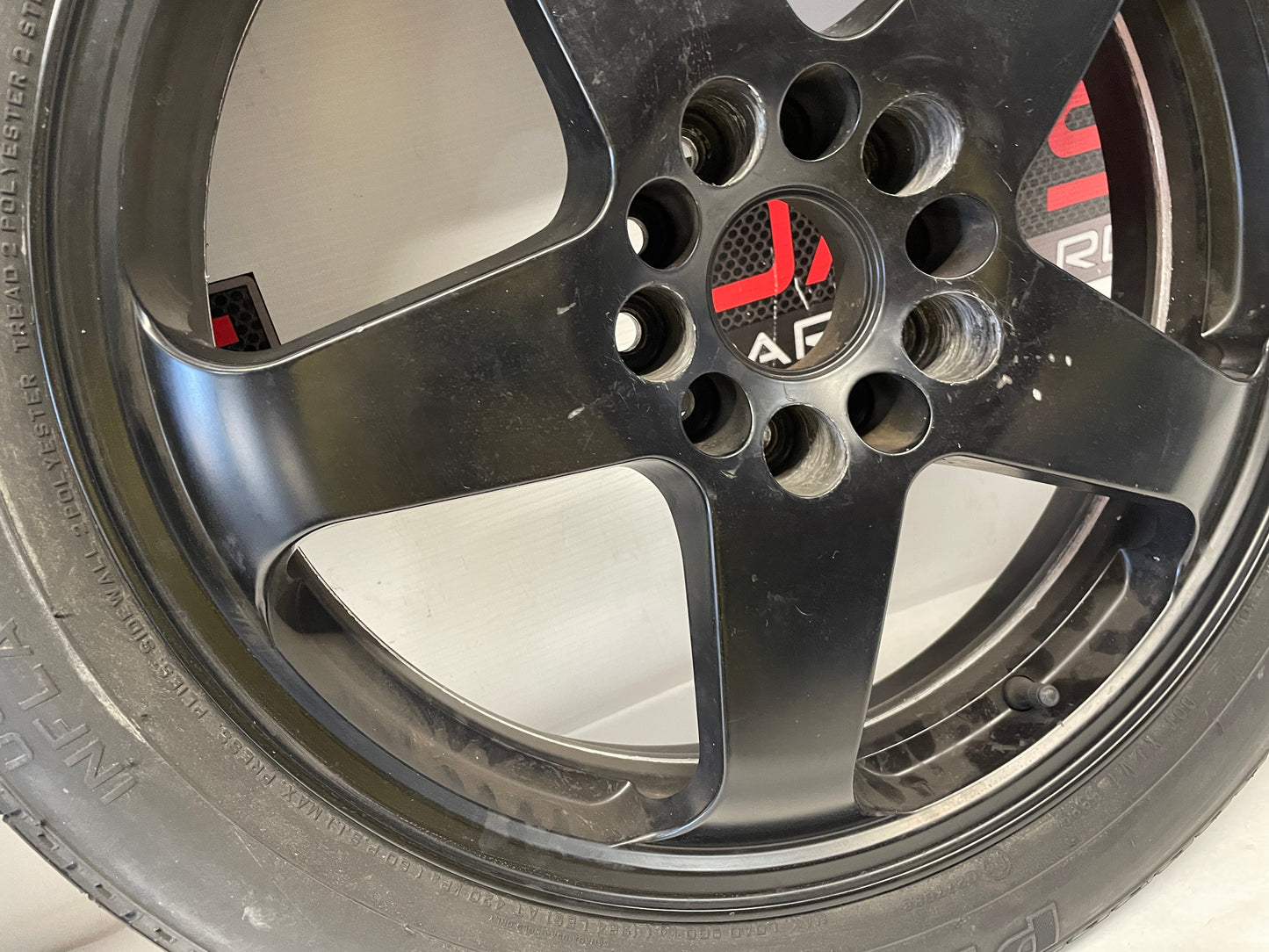 Modern Spare Wheel and Tire W/ Bag 18x4