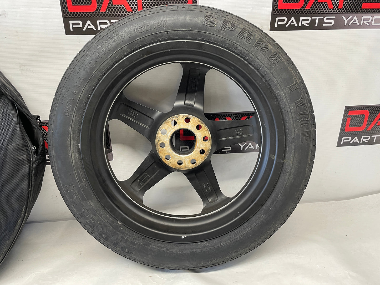 Modern Spare Wheel and Tire W/ Bag 18x4