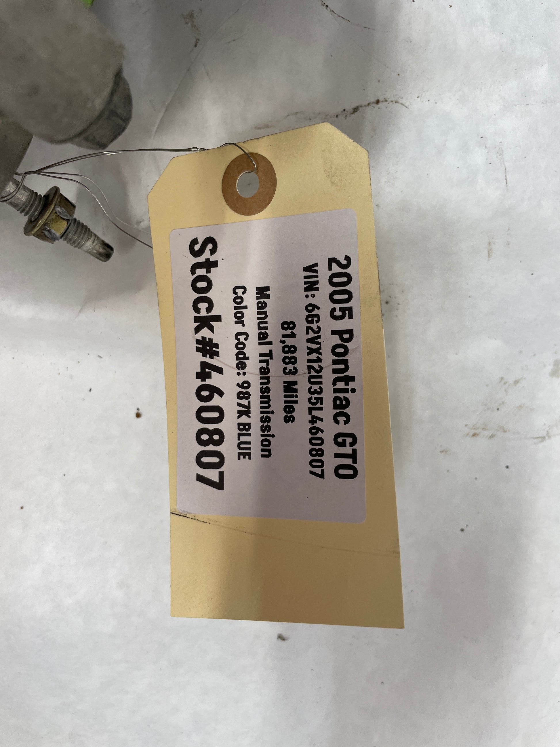 2005 Pontiac GTO AC Air Conditioner Compressor w/ Bracket OEM - Day's Parts Yard