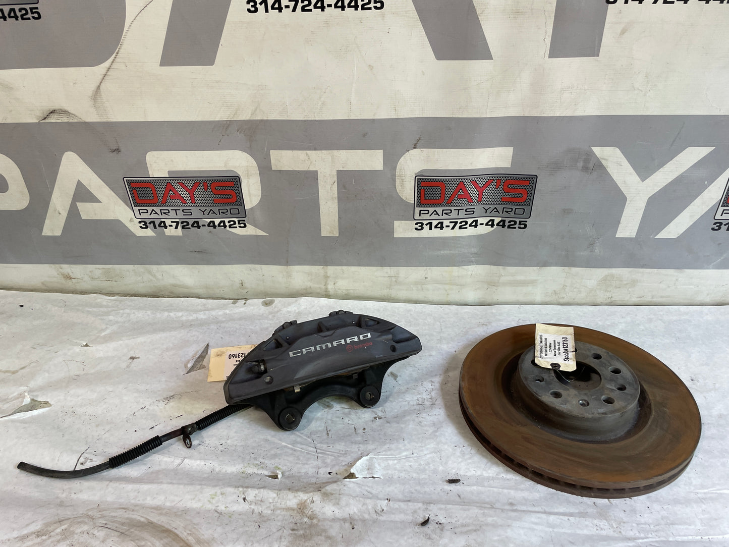 2019 Chevy Camaro SS Front LH Driver Brembo Brake Caliper and Rotor OEM