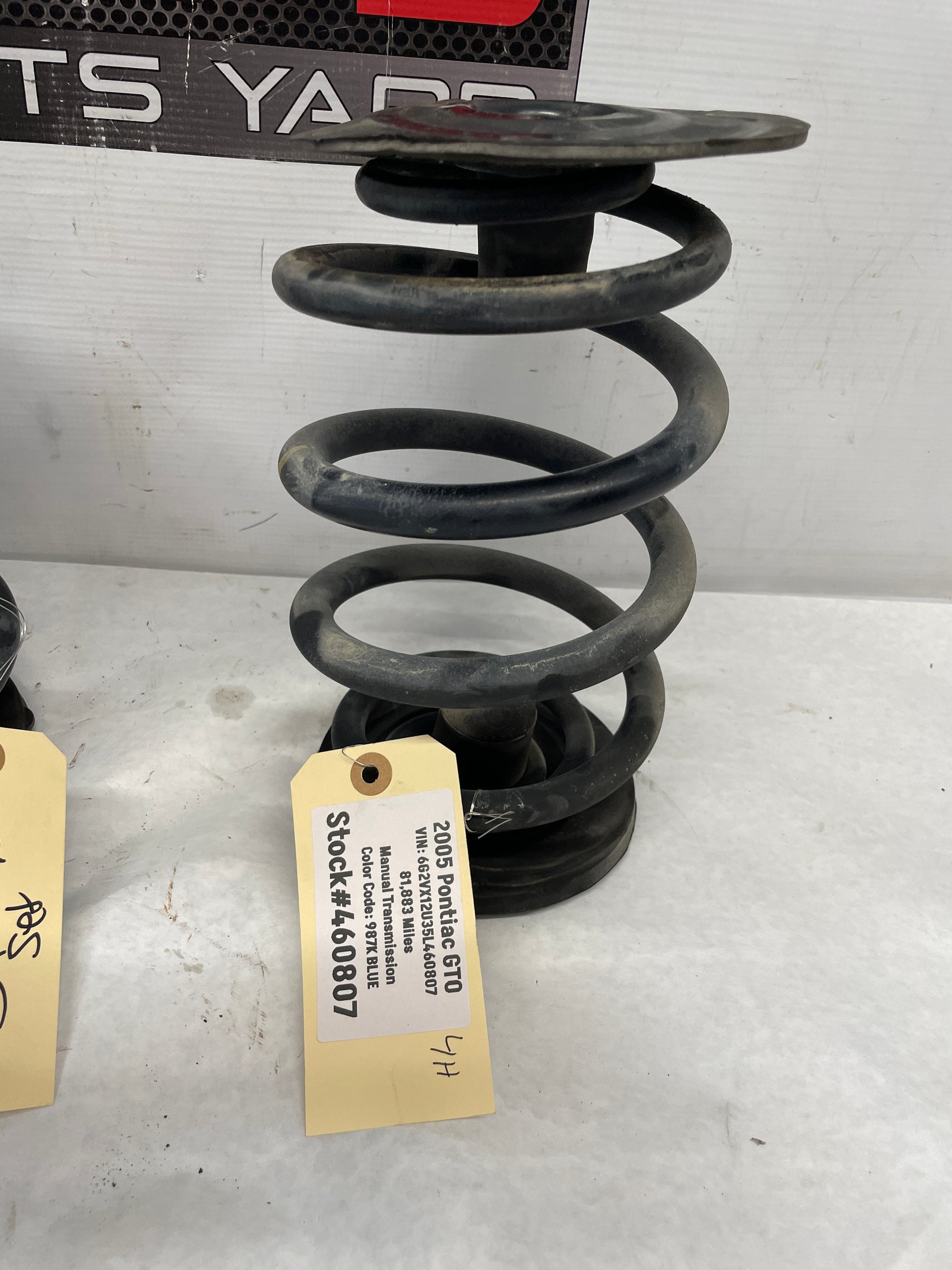 2005 Pontiac GTO Rear Coil Springs RH & LH OEM - Day's Parts Yard