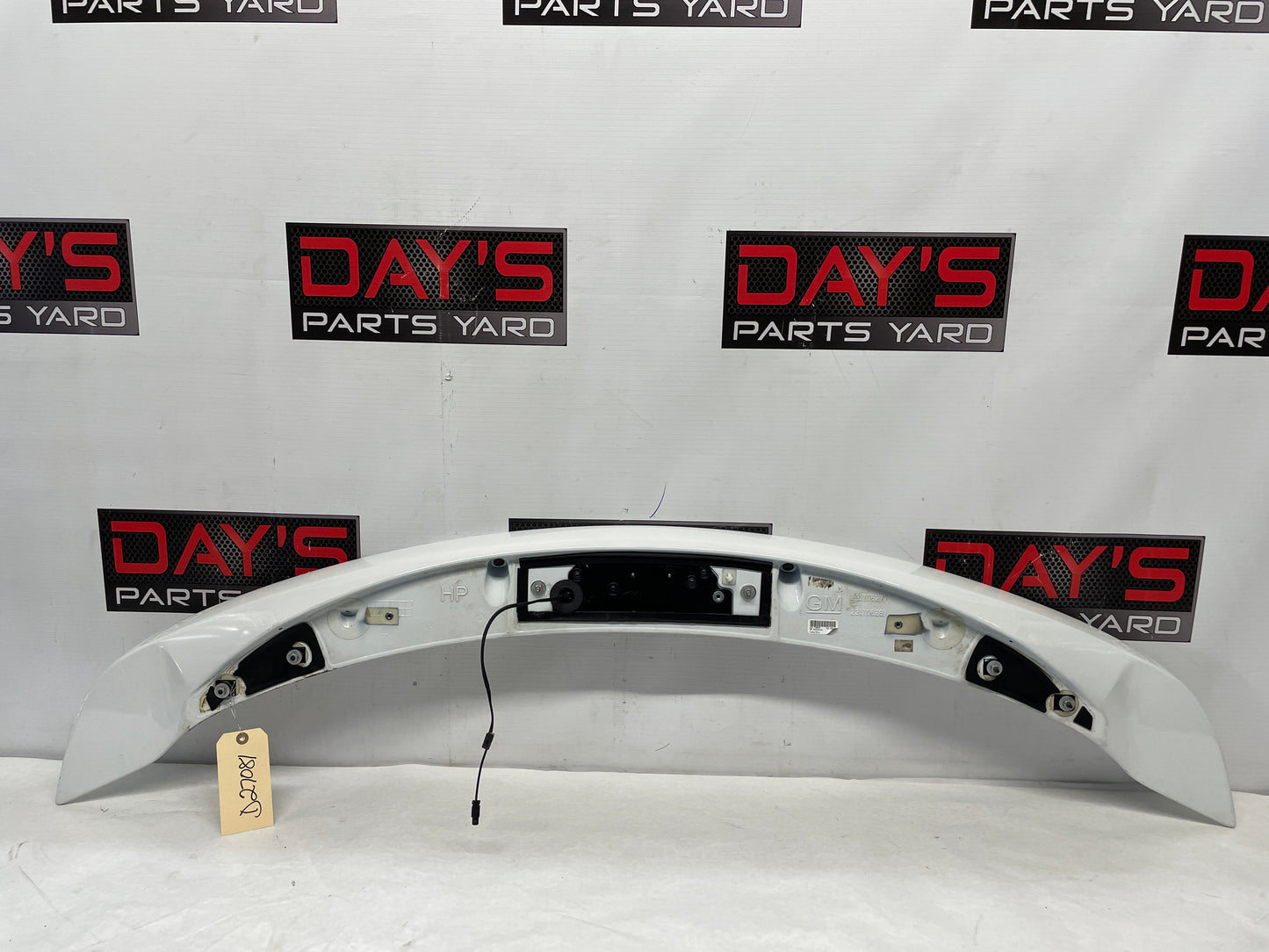 2014 Chevy Camaro ZL1 Convertible Trunk Deck Lid Spoiler Wing White OEM