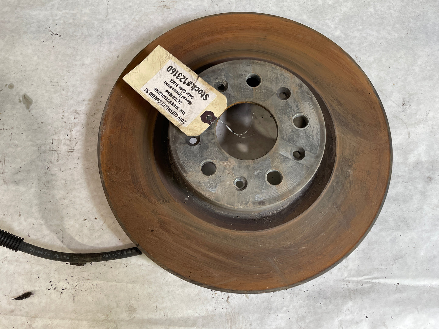 2019 Chevy Camaro SS Front LH Driver Brembo Brake Caliper and Rotor OEM