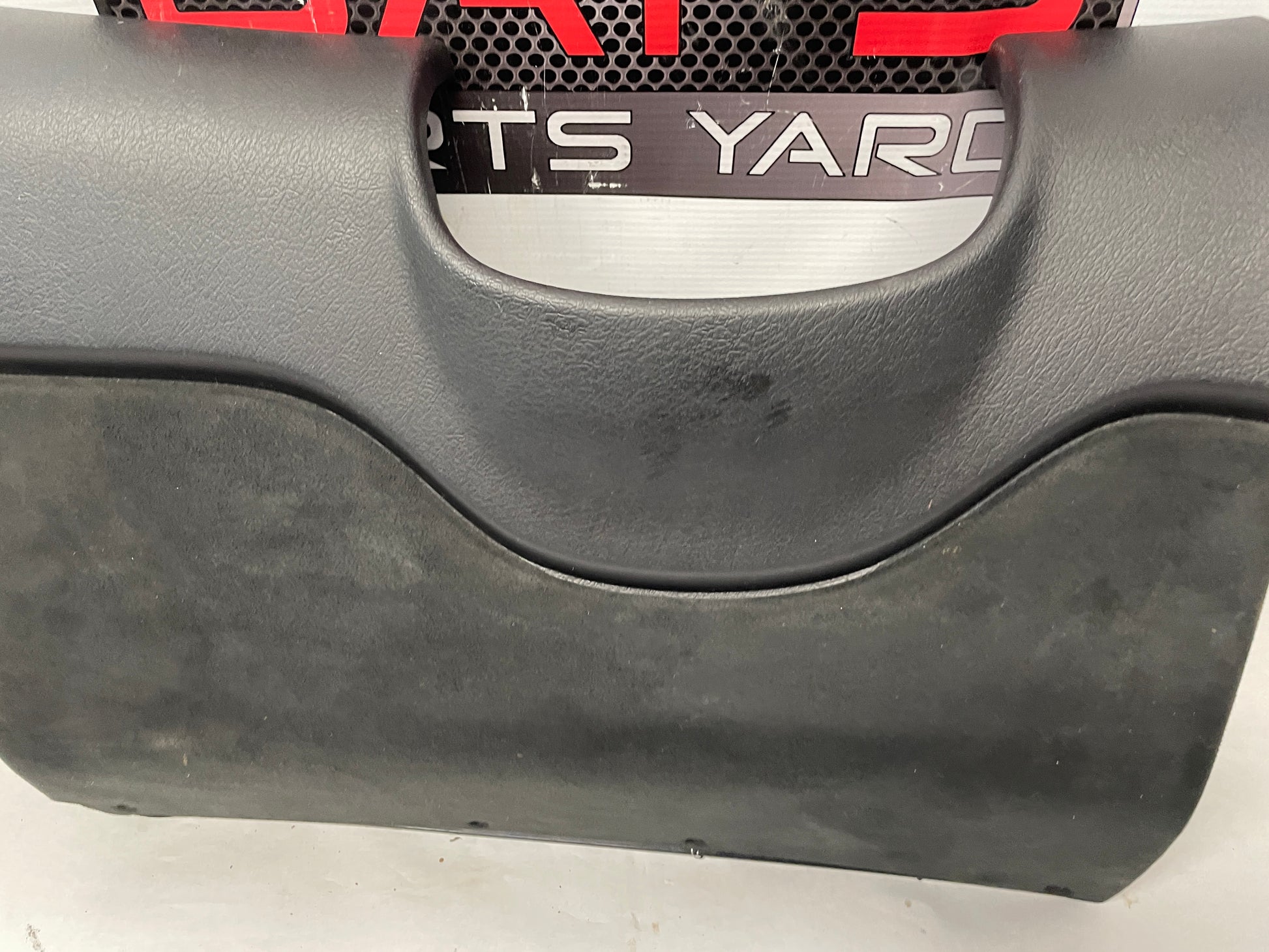 2006 Pontiac GTO Black Suede Interior Knee Bolster Fuse Box Block Cover OEM - Day's Parts Yard