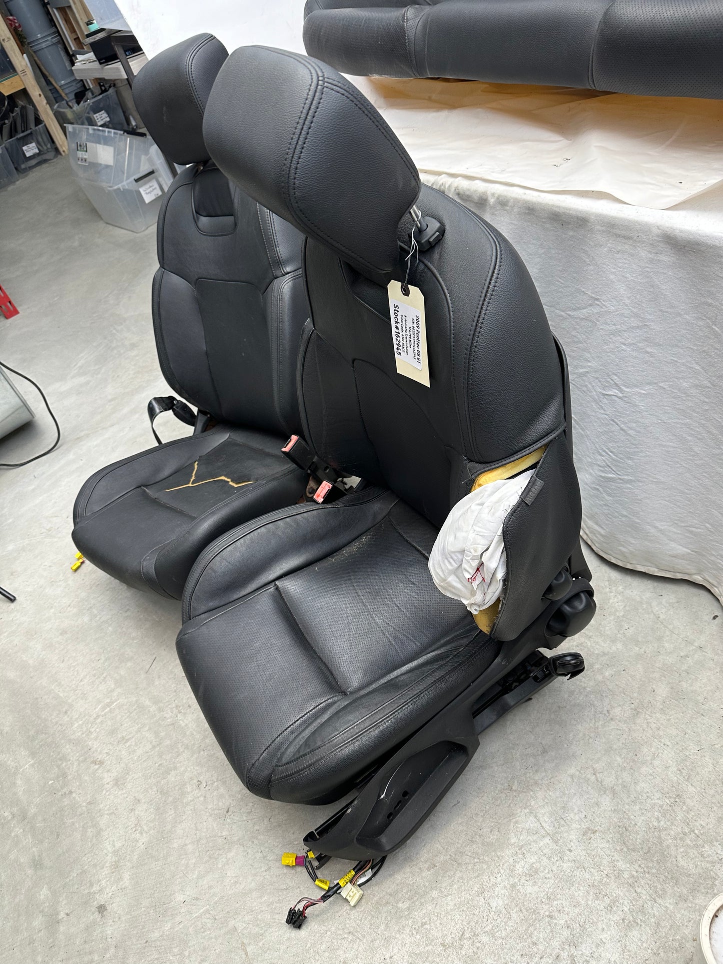 2009 Pontiac G8 GT Seats Front and Rear Black Leather OEM LOCAL PICK UP
