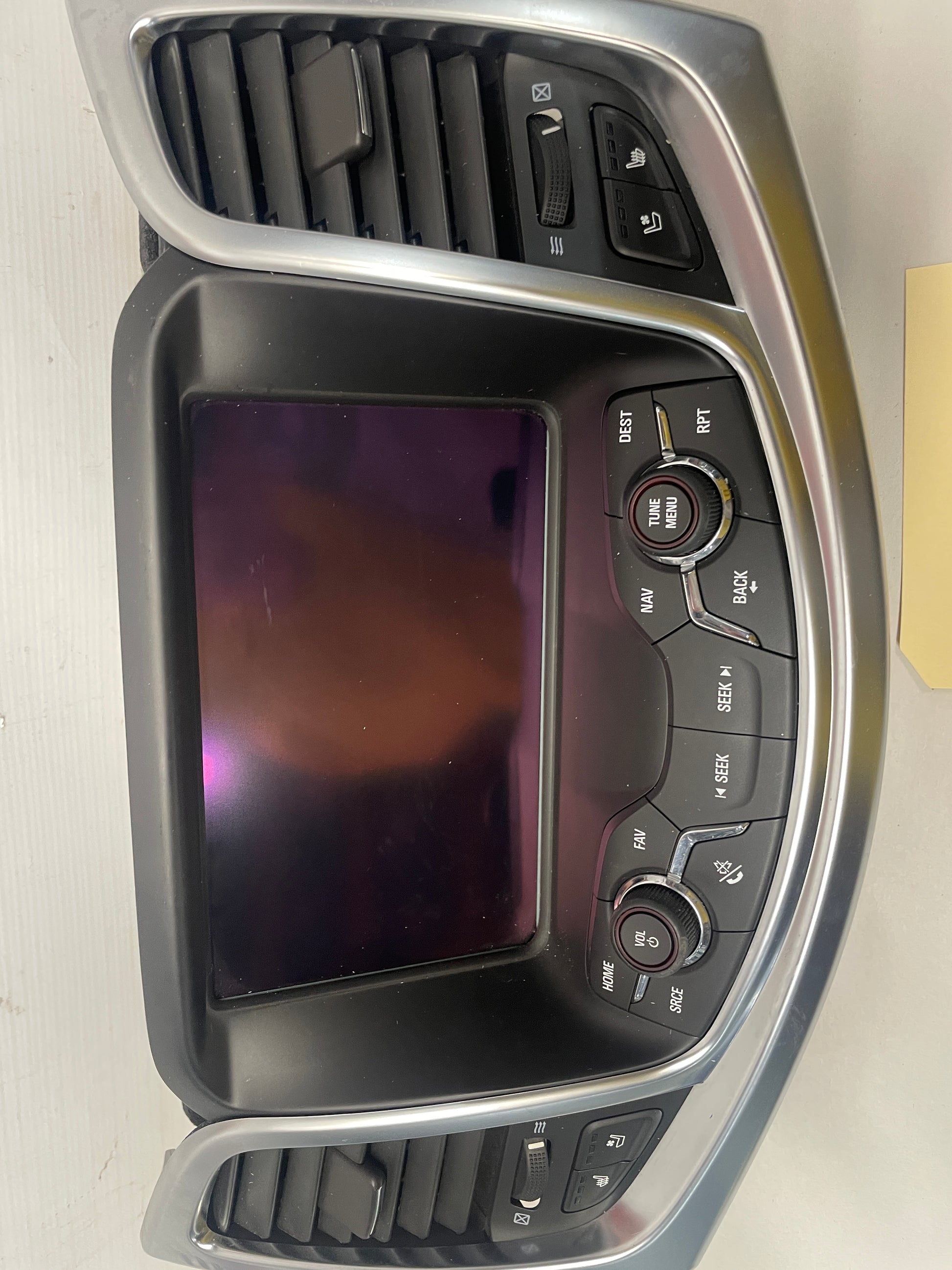 2017 Chevy SS Sedan Navigation Display Radio/ CD Player Face Plate Screen OEM - Day's Parts Yard
