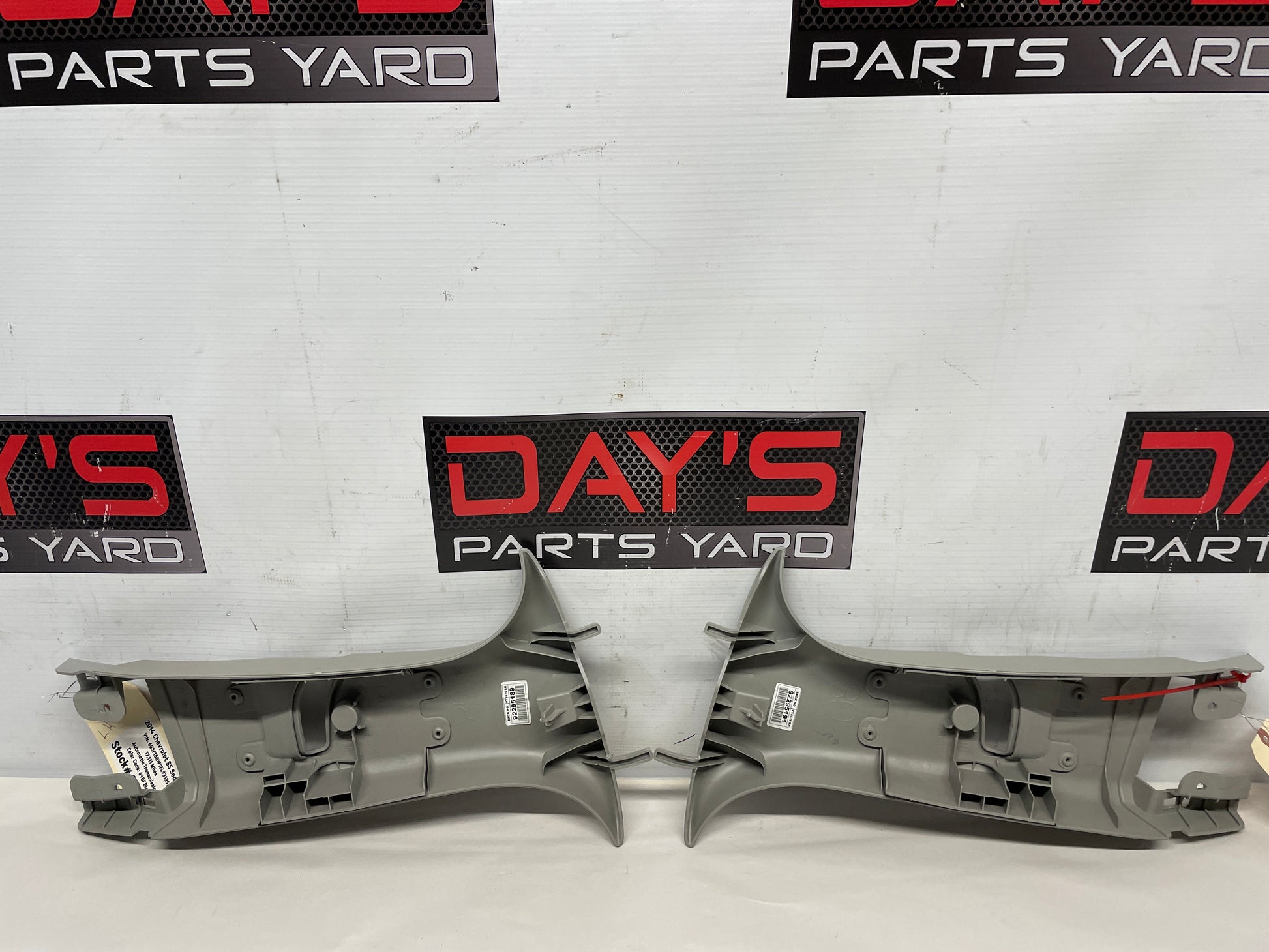 2014 Chevy SS Sedan RH & LH Upper Interior B Pillar Trim Panel OEM - Day's Parts Yard
