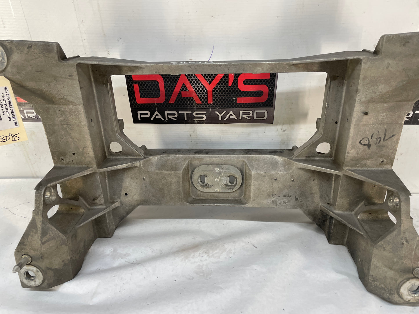 2004 Chevy C5 Corvette Z06 Rear Suspension Cradle Subframe Transmission Crossmember OEM - Day's Parts Yard