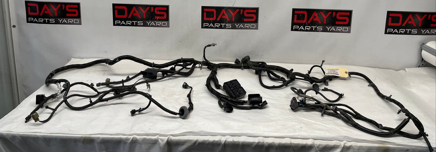 2014 Chevy Camaro ZL1 Engine Bay Head Lamp Light Firewall Wire Wiring Harness OEM