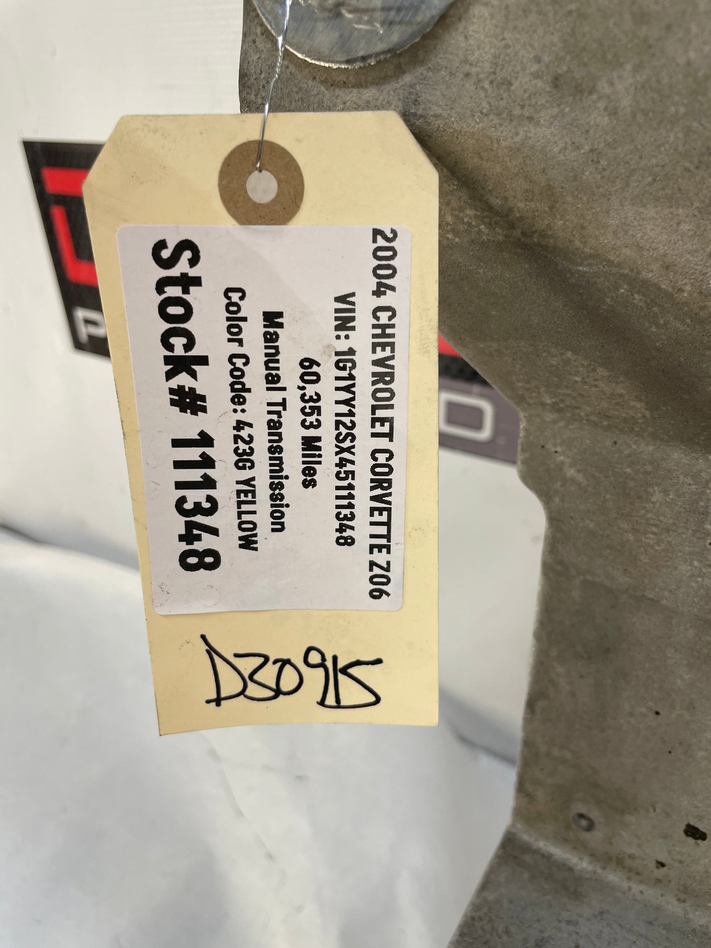 2004 Chevy C5 Corvette Z06 Rear Suspension Cradle Subframe Transmission Crossmember OEM - Day's Parts Yard