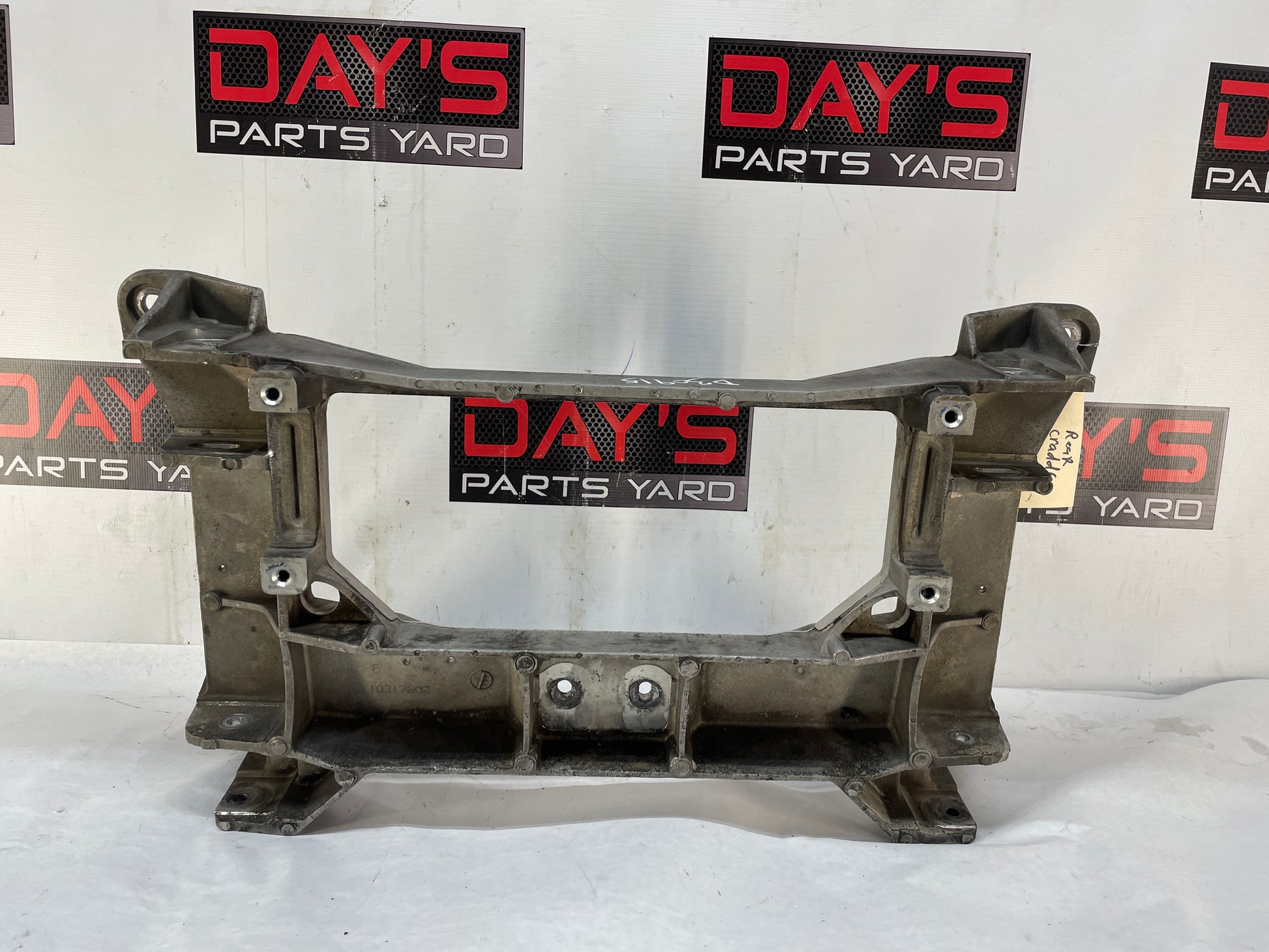 2004 Chevy C5 Corvette Z06 Rear Suspension Cradle Subframe Transmission Crossmember OEM - Day's Parts Yard