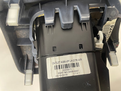 2017 Chevy SS Sedan LH Driver Suede Dash Vent OEM - Day's Parts Yard