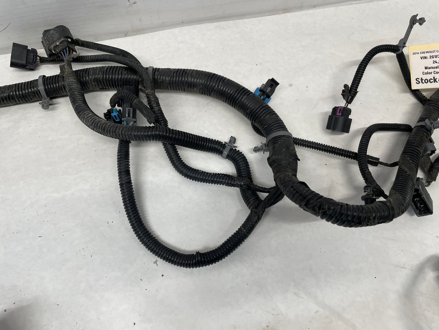 2014 Chevy Camaro ZL1 Engine Bay Head Lamp Light Firewall Wire Wiring Harness OEM