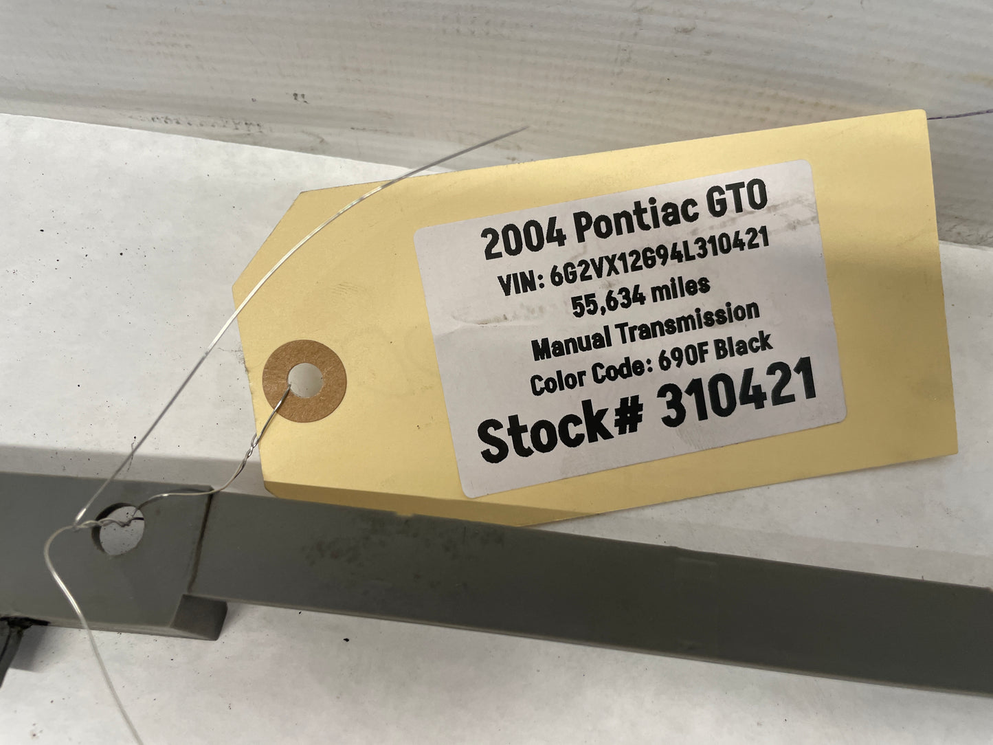 2004 Pontiac GTO Rear Bumper Bracket Guide Set OEM - Day's Parts Yard