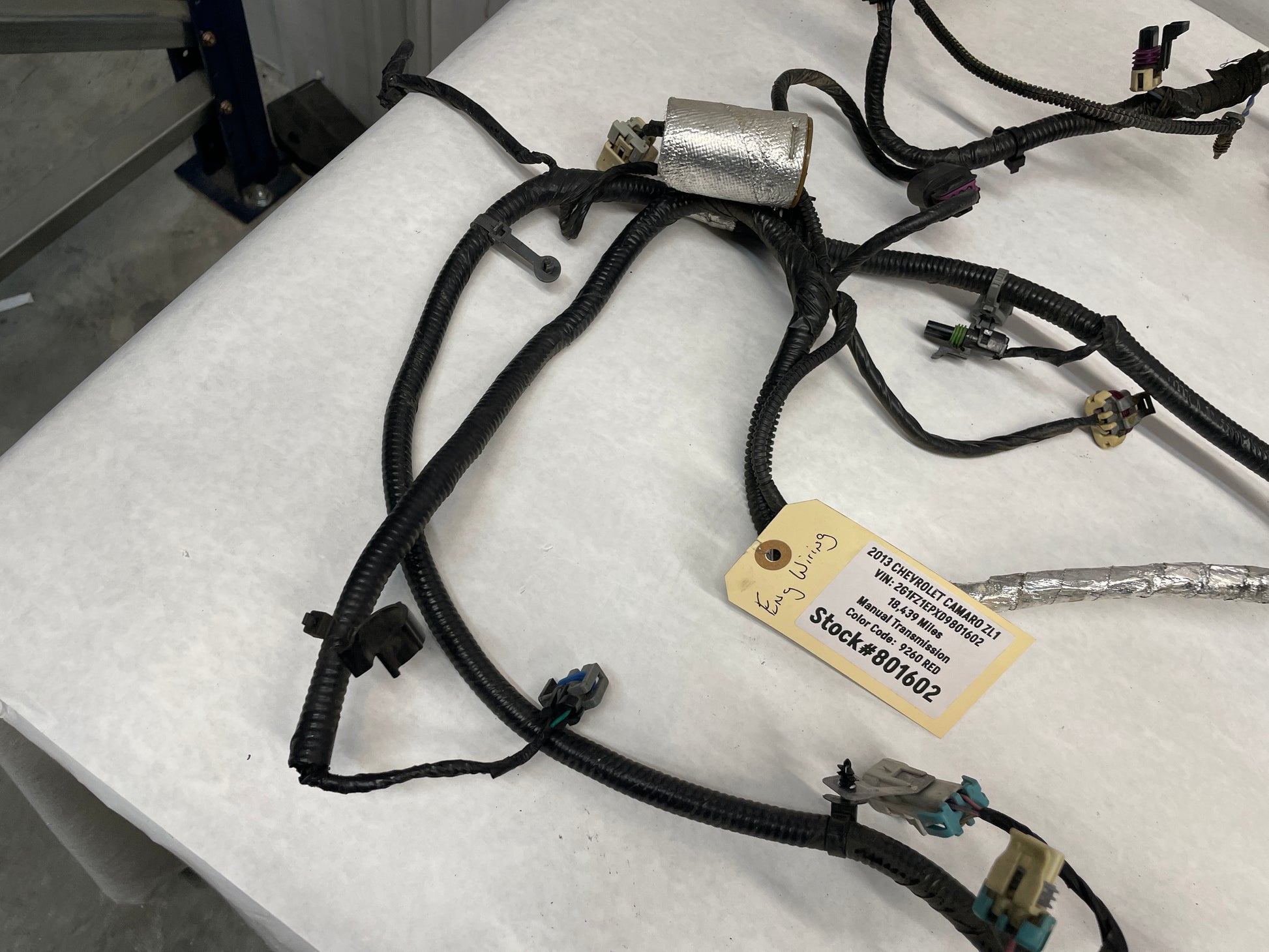 2013 Chevy Camaro ZL1 Engine Motor Transmission Wiring Wire Harness OEM - Day's Parts Yard