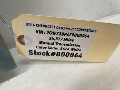2014 Chevy Camaro ZL1 Convertible Subwoofer Speaker OEM