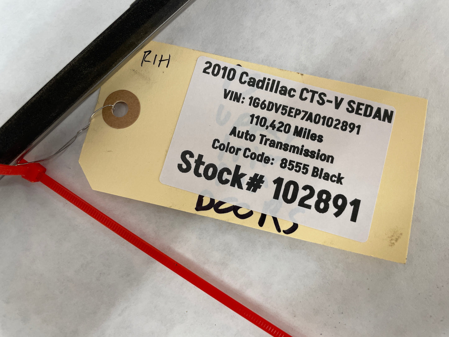 2010 Cadillac CTS-V Sedan RH & LH Roof Top Body Side Window Reveal Trim Molding OEM